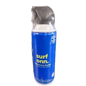 Surf Onn Electronics Duster Spray 10 oz Compressed Gas Cleaner Computer Camera